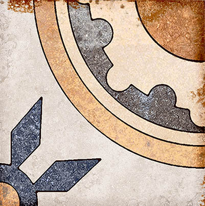 Мелкоформатная плитка Margaret Dec Mix matte 99х99х7 - фото